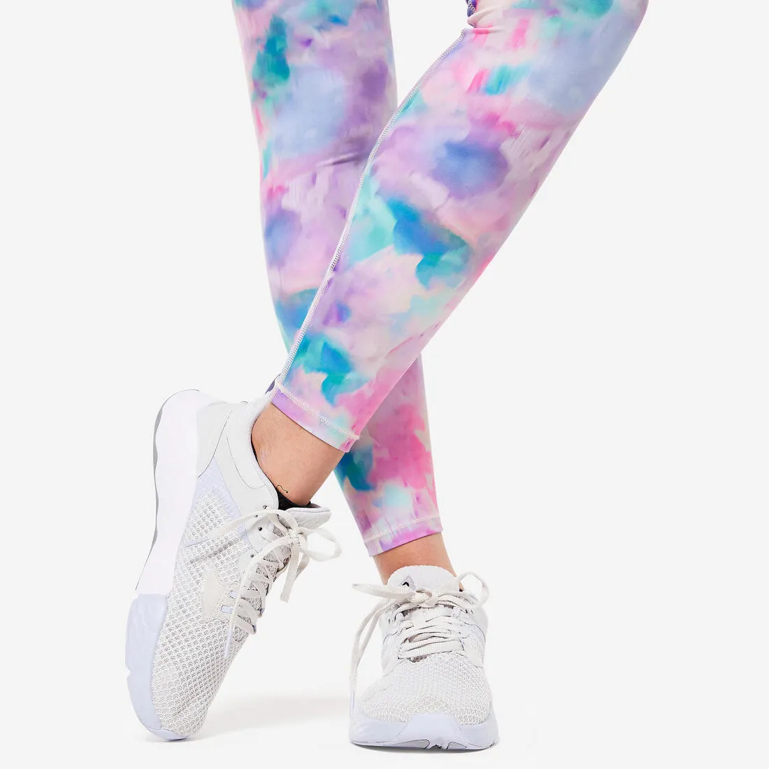 Women's High-Waisted Fitness Cardio Leggings - Print