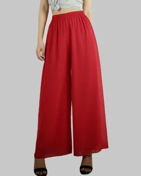 Women's yoga pants, chiffon skirt pants, wide leg pants,summer trousers, oversized casual customized pants (K1712)