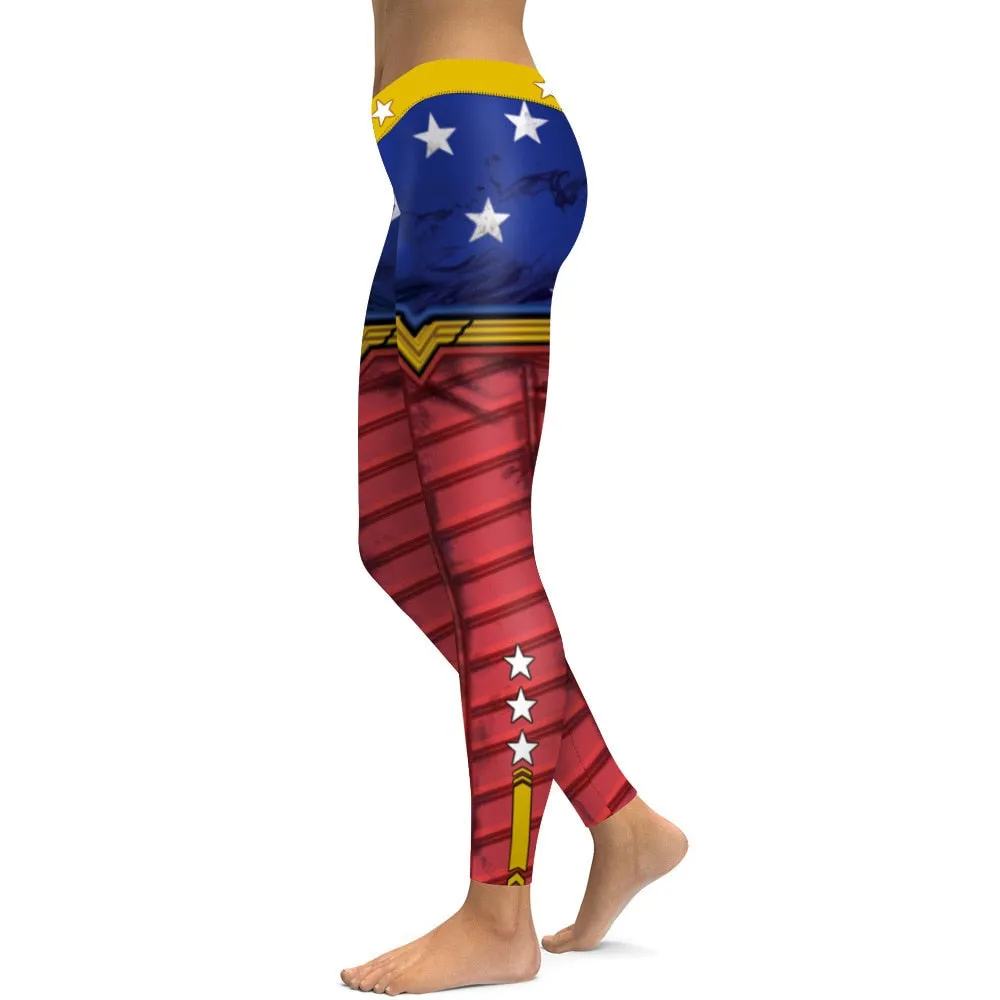 WONDER WOMAN Workout Leggings for Women