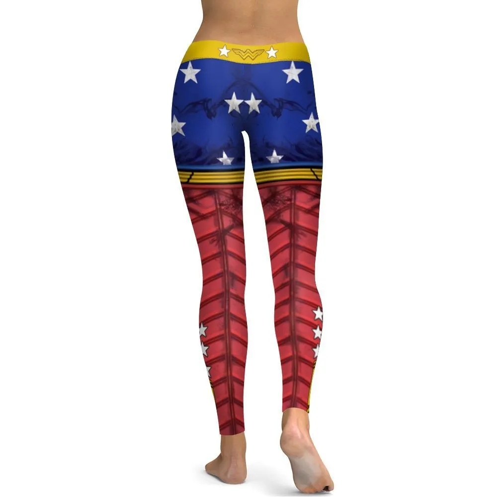 WONDER WOMAN Workout Leggings for Women