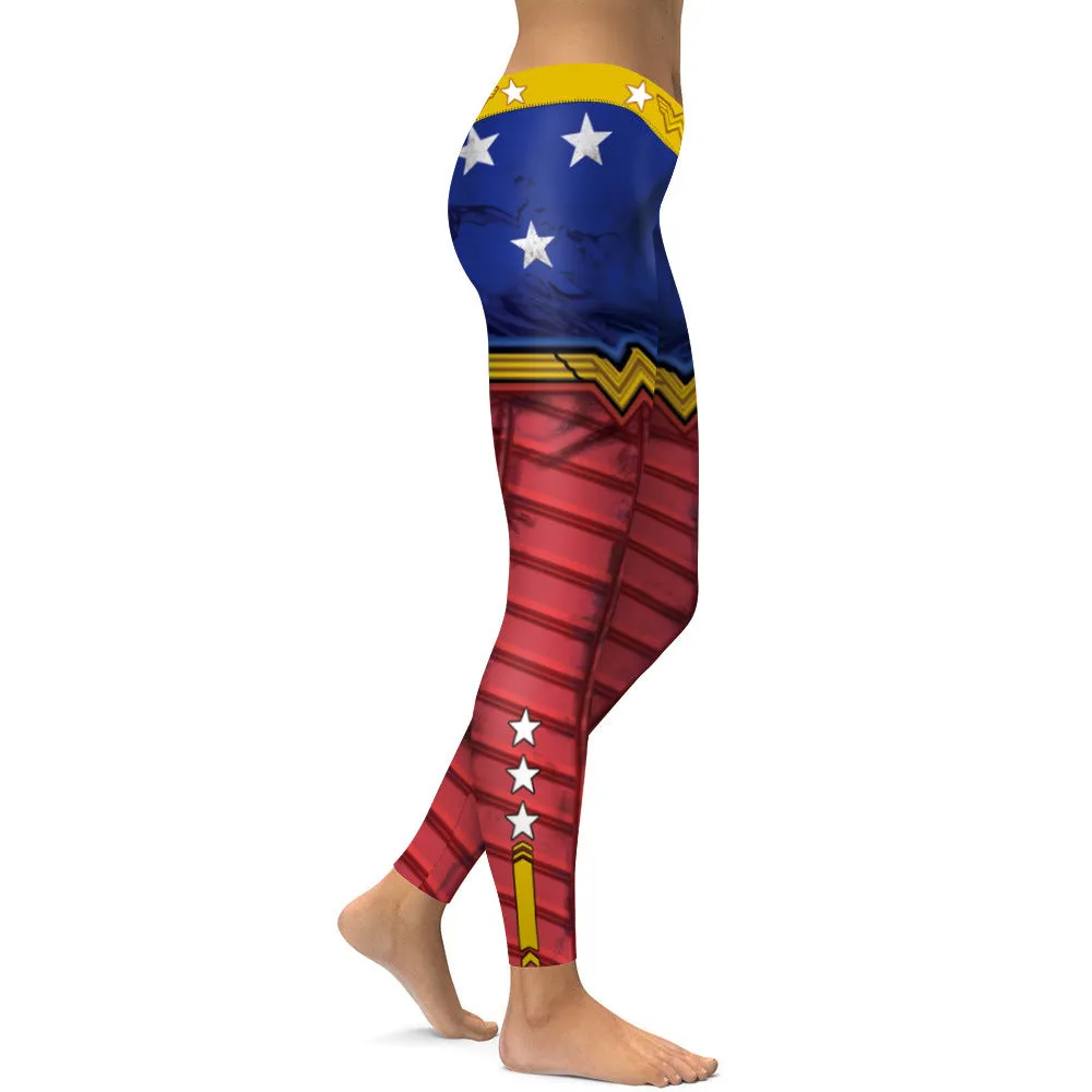 WONDER WOMAN Workout Leggings for Women