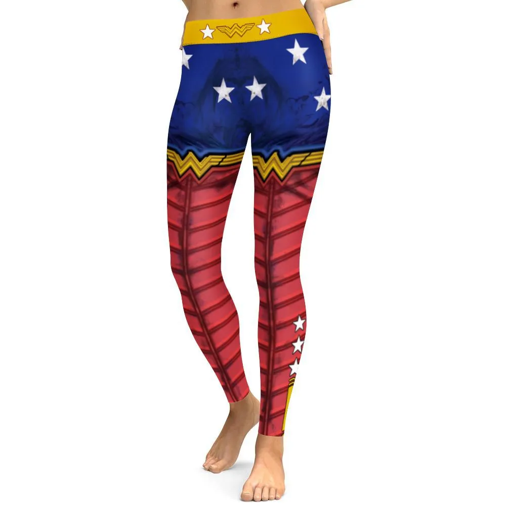 WONDER WOMAN Workout Leggings for Women