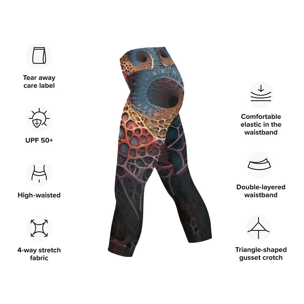 Yoga Capri Leggings Bio Black Hole