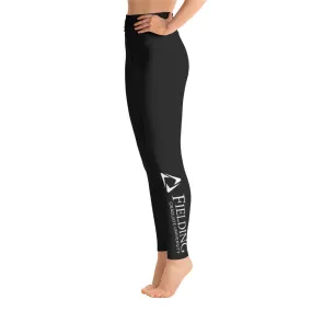 Yoga Leggings - Black | Fielding Logo