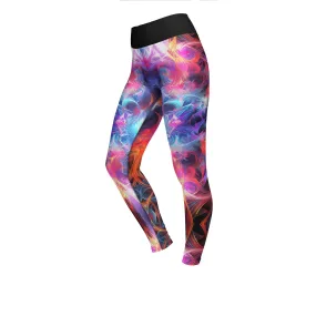 Yoga Leggings Dancing Colors